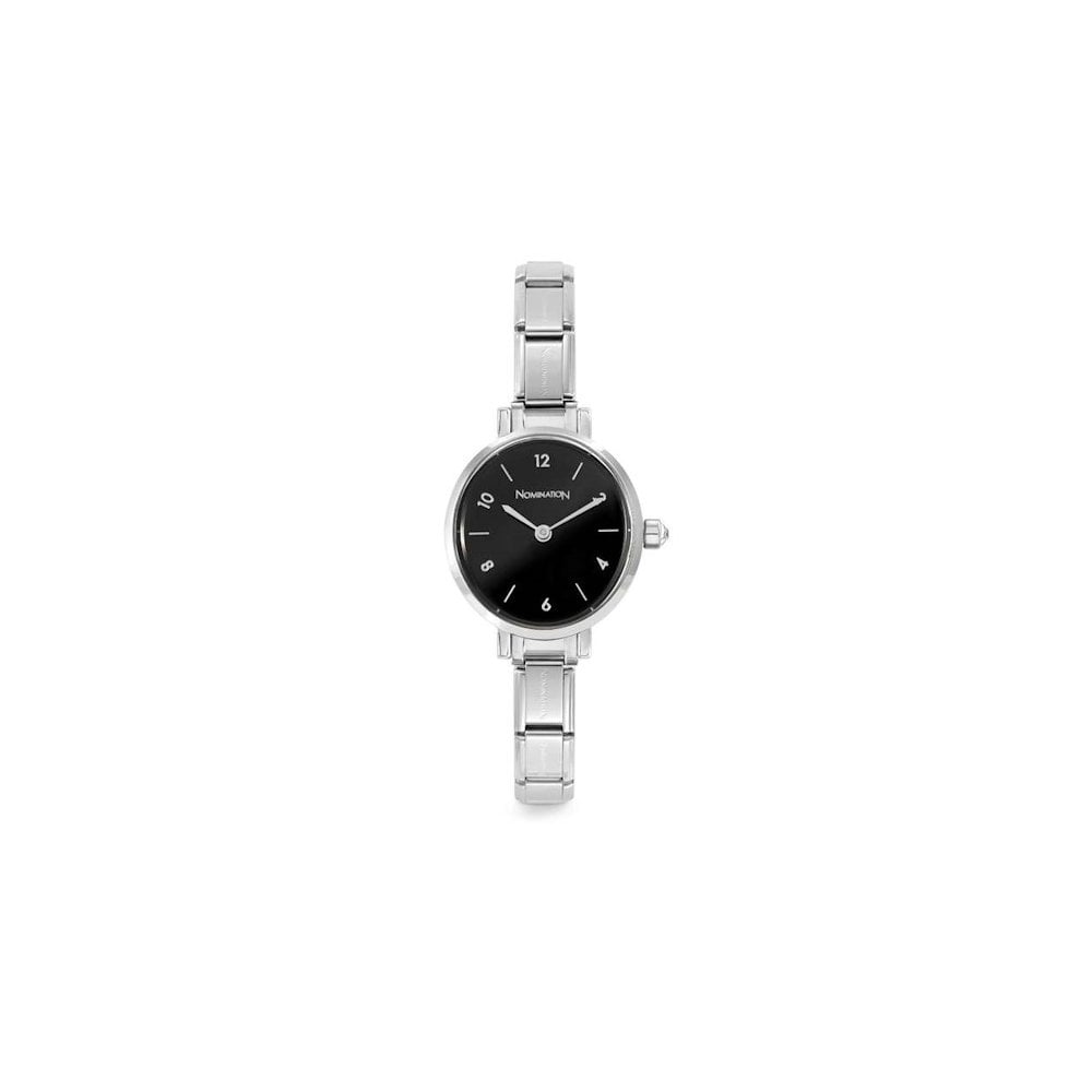 Time Watch Oval Black