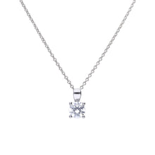 Load image into Gallery viewer, Four Claw Set 0.75ct Solitaire Pendant
