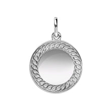 Load image into Gallery viewer, Round Chain Texture Pendant
