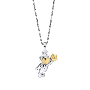 Astronaut Ted Pendant With Diamond