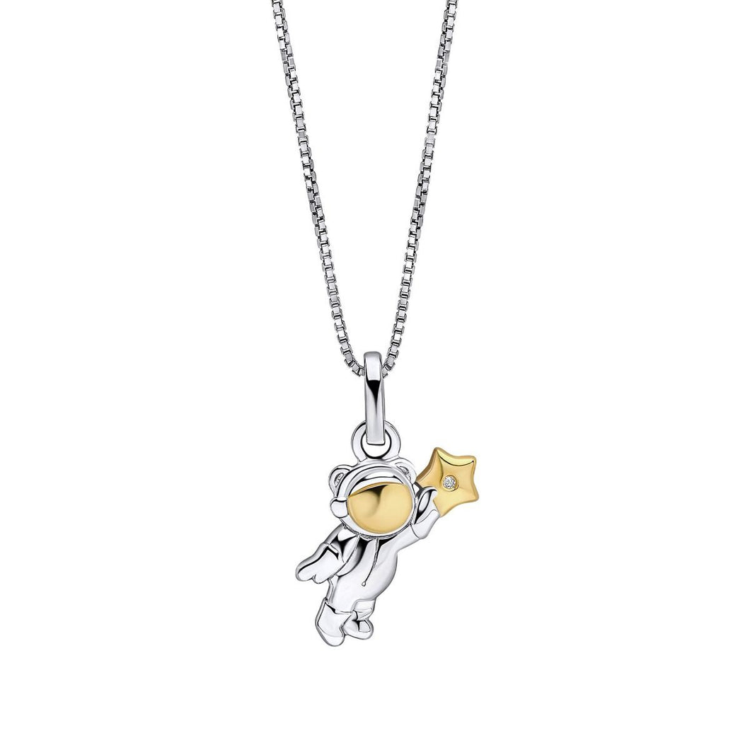 Astronaut Ted Pendant With Diamond