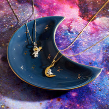 Load image into Gallery viewer, Ted On The Moon Pendant With Diamond
