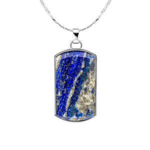 Dog Tag With Lapis