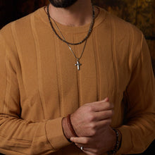 Load image into Gallery viewer, Stainless Steel With Brown Hematite Bead Necklace
