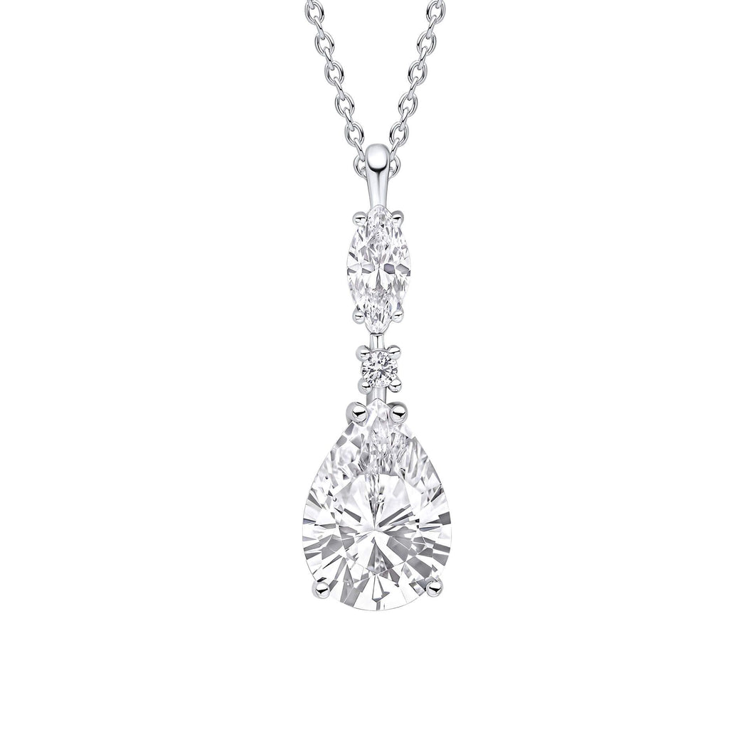 Teardrop and Marquise Pendant