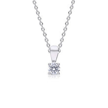 Load image into Gallery viewer, Four Claw Set 0.25ct Solitaire Pendant
