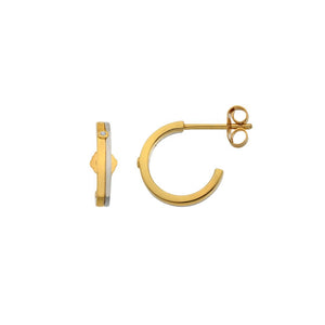 Parallel Two Tone Earrings