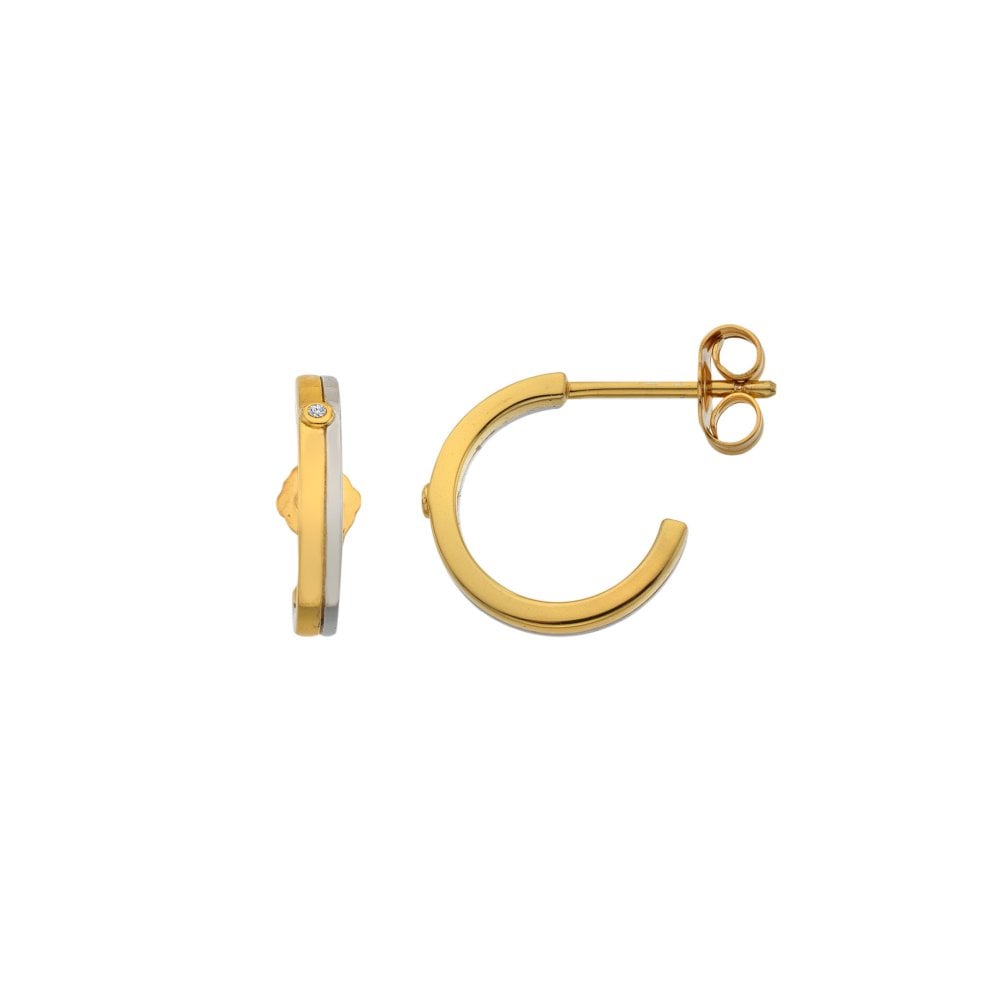 Parallel Two Tone Earrings