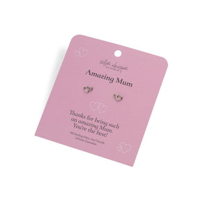 Silver Whisper - Amazing Mum Earrings