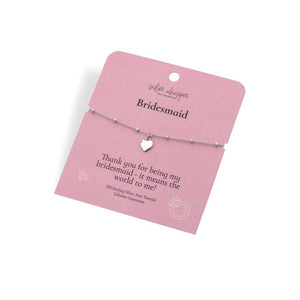 Silver Whisper - Bridesmaid Bracelet