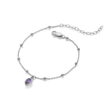 Load image into Gallery viewer, Silver Whisper - February Bracelet
