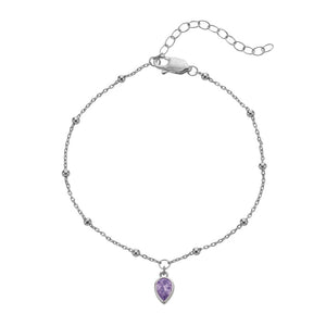 Silver Whisper - February Bracelet