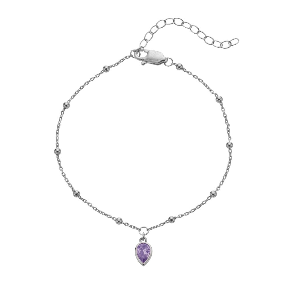 Silver Whisper - February Bracelet