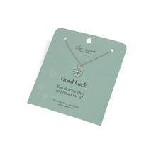 Load image into Gallery viewer, Silver Whisper - Good Luck Pendant
