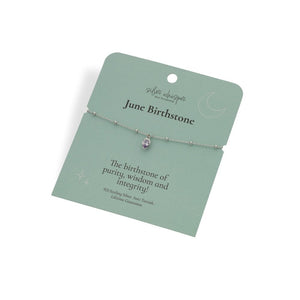 Silver Whisper - June Bracelet