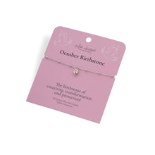 Load image into Gallery viewer, Silver Whisper - October Bracelet
