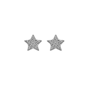 Silver Whisper - Superstar Earrings