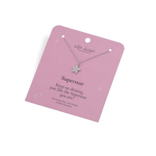 Load image into Gallery viewer, Silver Whisper - Superstar Pendant
