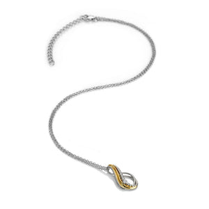 Teardrop Two Tone Pendant