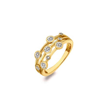 Load image into Gallery viewer, HDXGEM Tender Statement Ring - Yellow Gold Plate
