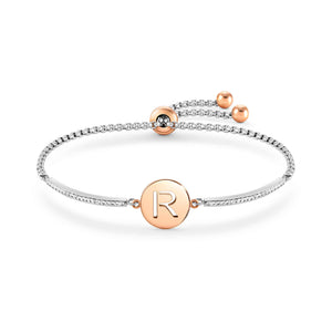 Milleluci Bracelet Letter R In Stainless Steel