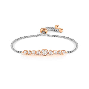 Milleluci Colour Edition Bracelet With Heart White Crystals
