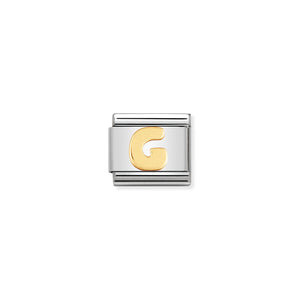 Composable Classic Link Letter G In Bonded Yellow Gold