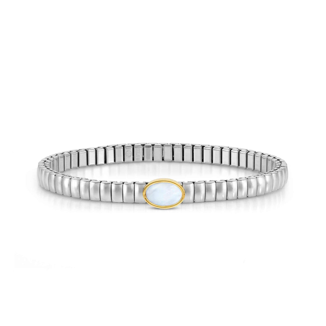 Extension Life Edition Bracelet Stainless Steel Yellow PVD And Mother Of Pearl