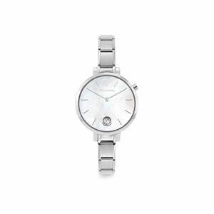 Composable Watch Mother Of Pearl With Cubic Zirconia