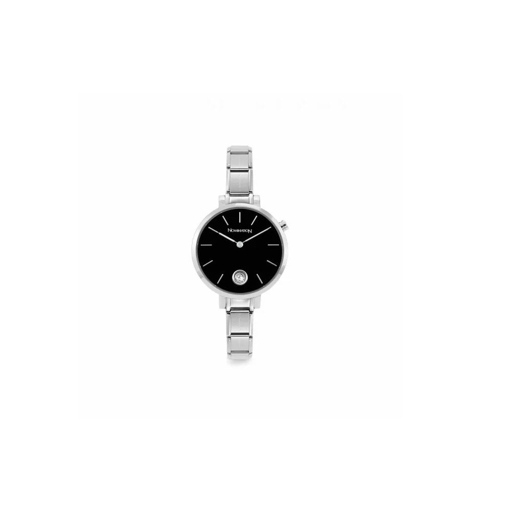 Composable Watch Black With Cubic Zirconia