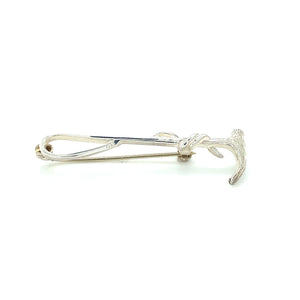 Silver Horse Whip Brooch
