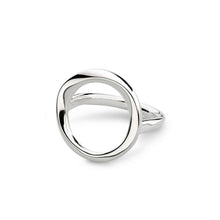 Load image into Gallery viewer, Bevel Cirque Open Circle Ring
