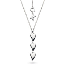 Load image into Gallery viewer, Desire Kiss Triple Hearts Necklace
