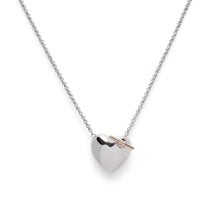 Load image into Gallery viewer, Classic Knot Heart Silver Necklace
