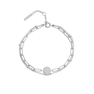 Classic Illusion Silver Stacking Bracelet