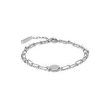 Load image into Gallery viewer, Classic Illusion Silver Stacking Bracelet
