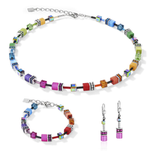 Load image into Gallery viewer, GeoCUBE® Bracelet Multicolour Rainbow
