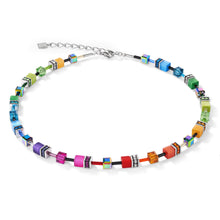 Load image into Gallery viewer, GeoCUBE® Necklace Multicolour Rainbow
