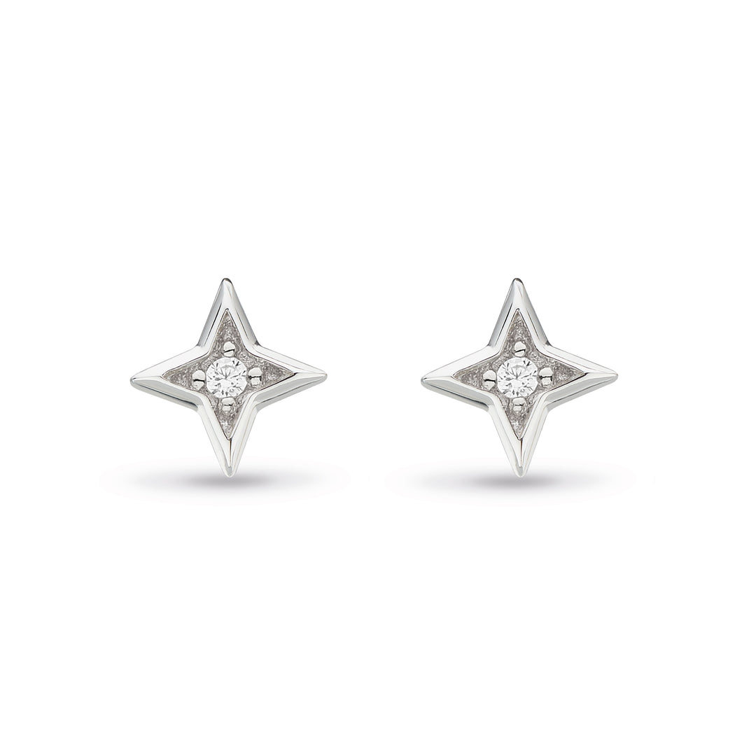 Revival Astoria Star Starburst Mini Star Stud Earrings