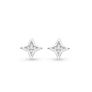 Revival Astoria Starburst Pavé Star Stud Earrings