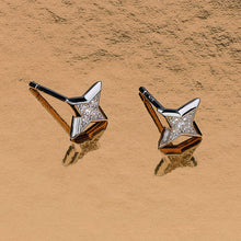 Load image into Gallery viewer, Revival Astoria Starburst Pavé Star Stud Earrings
