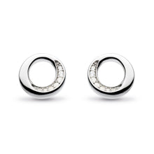 Load image into Gallery viewer, Bevel Cirque Pavé Stud Earrings
