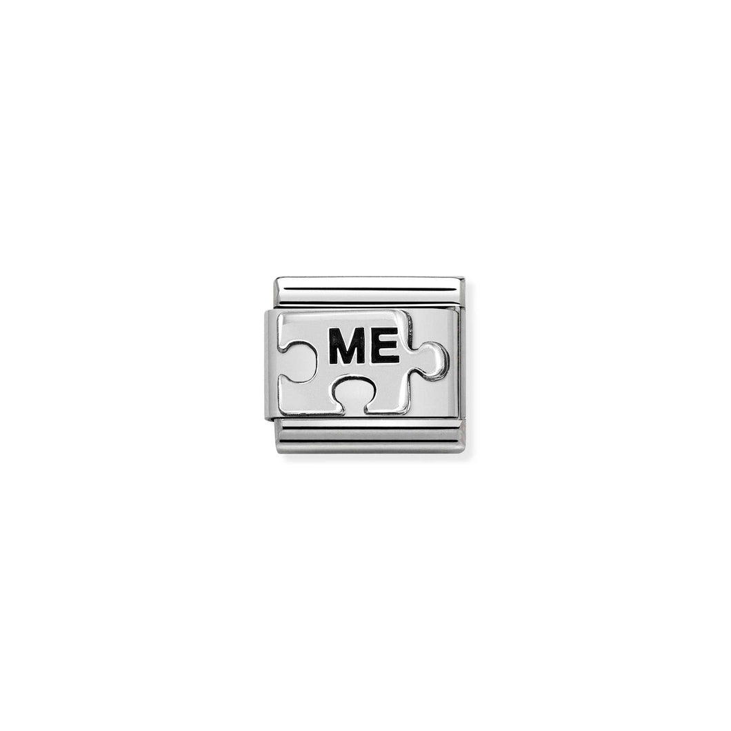 Composable Classic Link Me Puzzle (You Me) In Silver