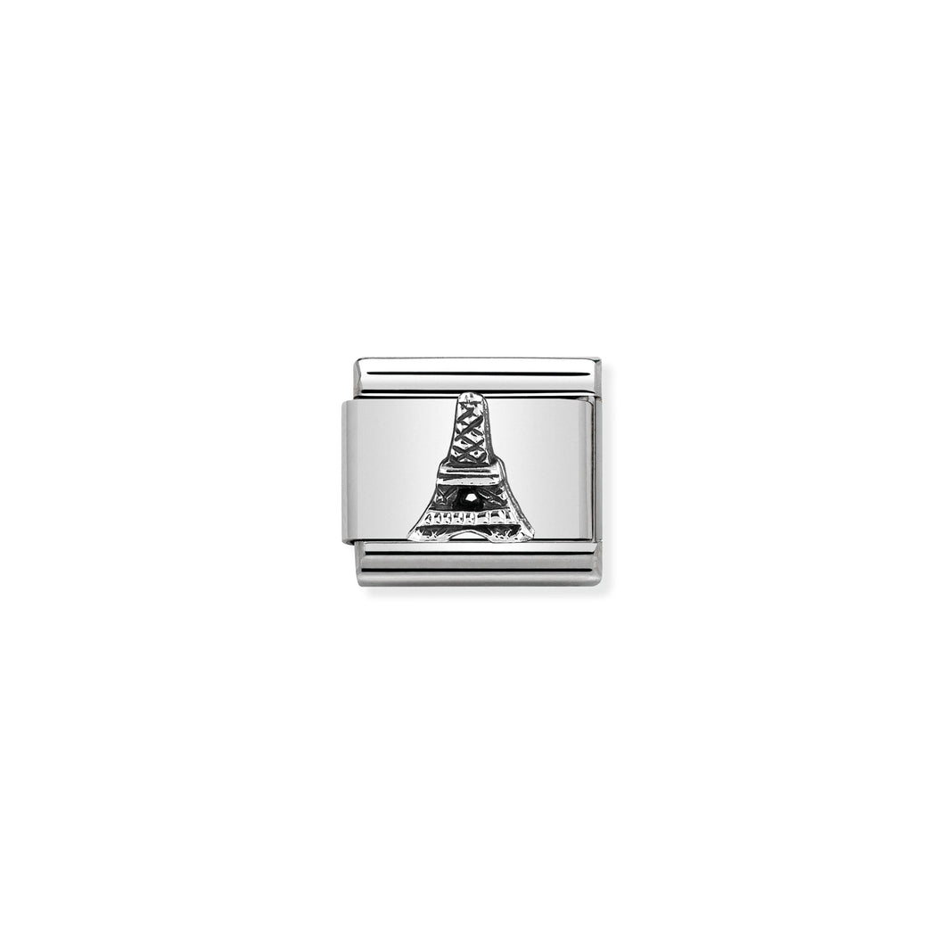 Composable Classic Link Eiffel Tower In Silver