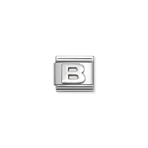 Composable Classic Link Letter B In Silver