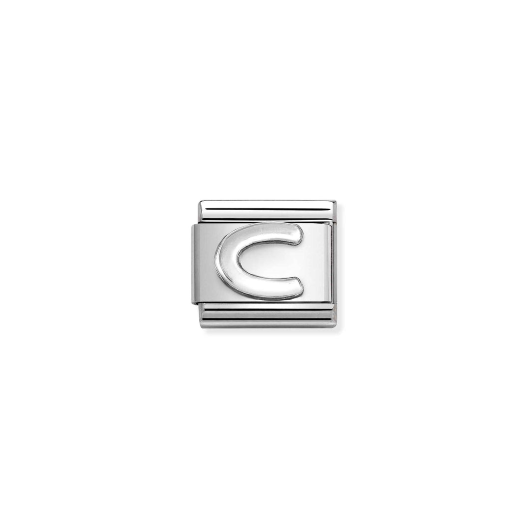 Composable Classic Link Letter C In Silver