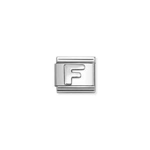 Composable Classic Link Letter F In Silver