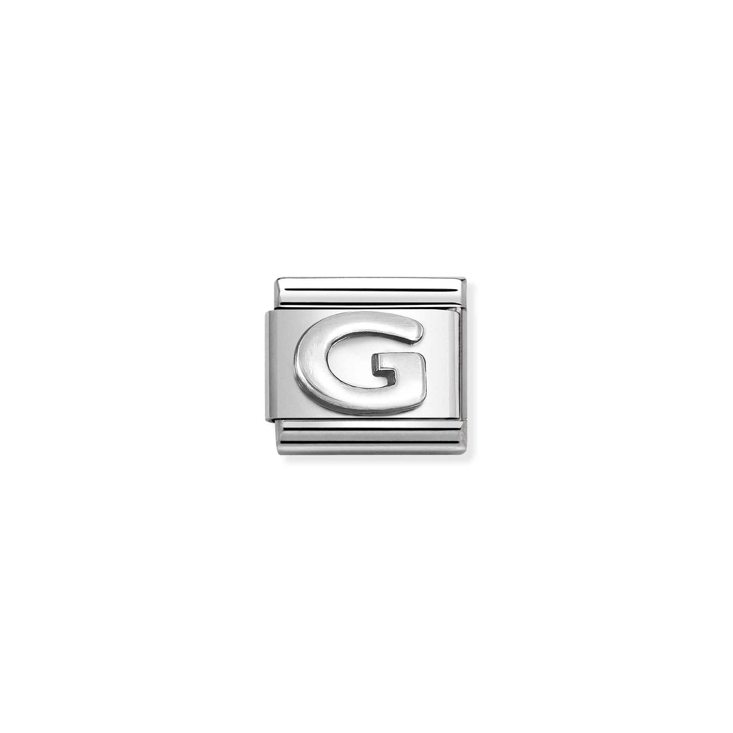 Composable Classic Link Letter G In Silver