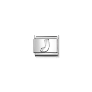 Composable Classic Link Letter J In Silver