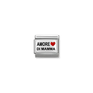 Composable Classic Link Amore Di Mamma In Silver And Enamel